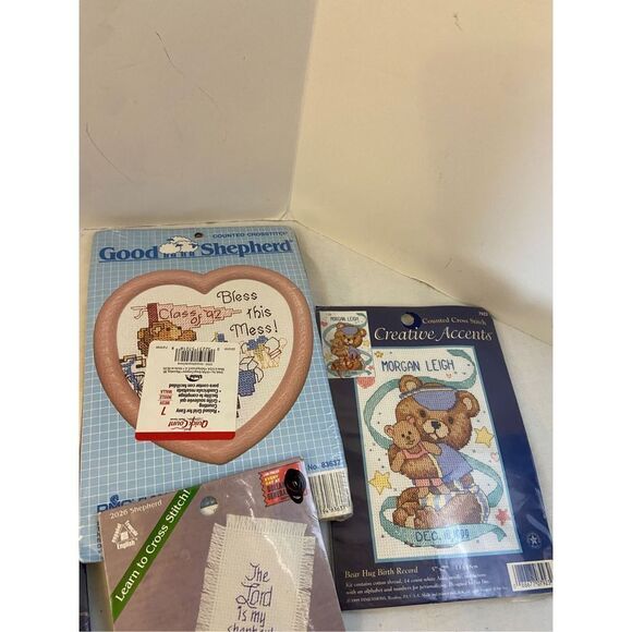 Summer Crafts  Cross Vintage stitch lot Bucilla, Disney, Dimensions, Sunset, & F - Picture 4 of 6